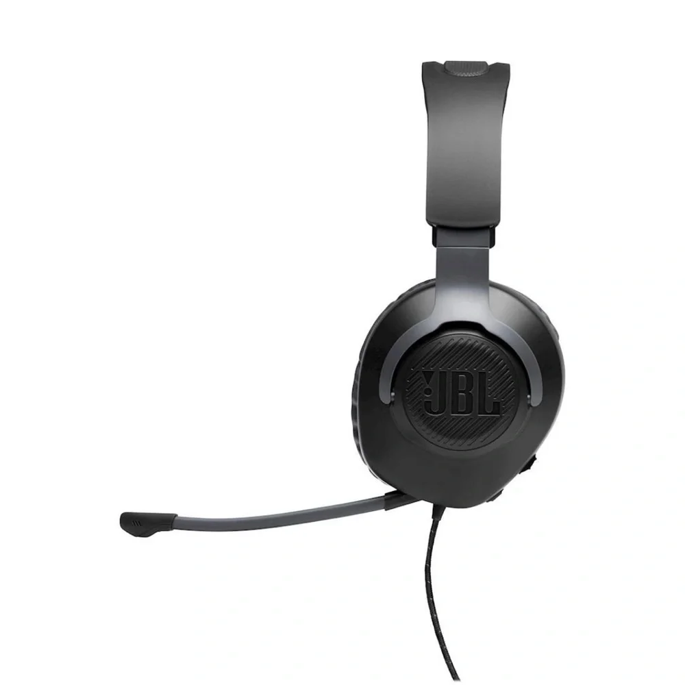 NIB JBL Quantum 100 Wired Over-Ear Gaming Headphones - Black, Large